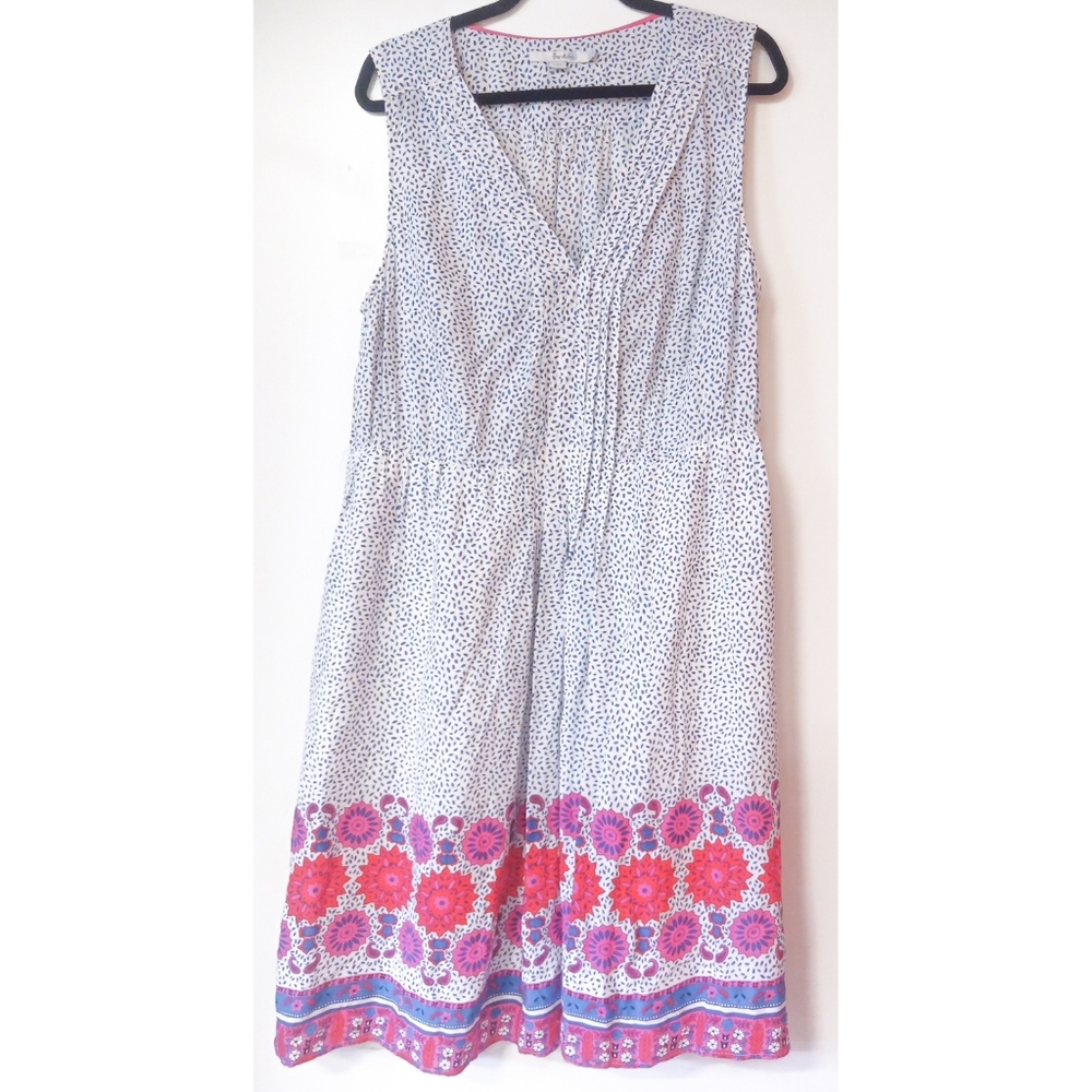 Boden Floral Border Dress